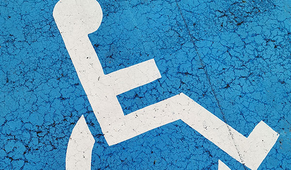 Grafika wózka inwalidzkiego
